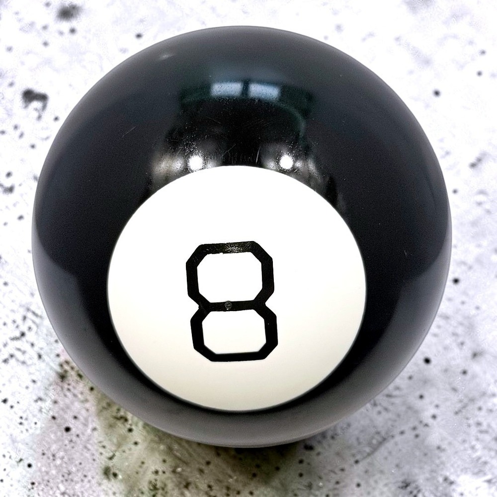 Mattel Magic 8 Ball Retro Novelty Fortune Teller Toy 30188 Black 2011 VTG Style